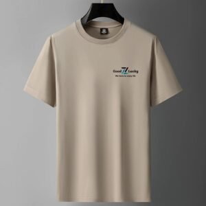China Selected minimalist style beige T-shirt