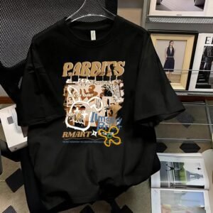 China Selected Rabbit Series Trendy Cool Black T-shirt