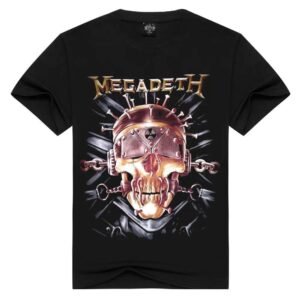 Megadeth Skull Punk Style T-shirt