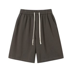 China Selected Casual Style Dark Grey Shorts