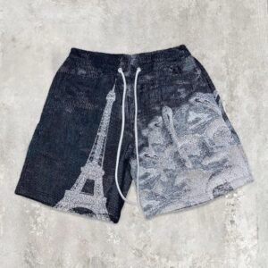 China Selected Eiffel Tower Retro Shorts