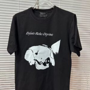 ERD trendy brand dark style black T-shirt