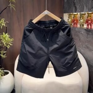 China Selected Workwear Style Black Shorts