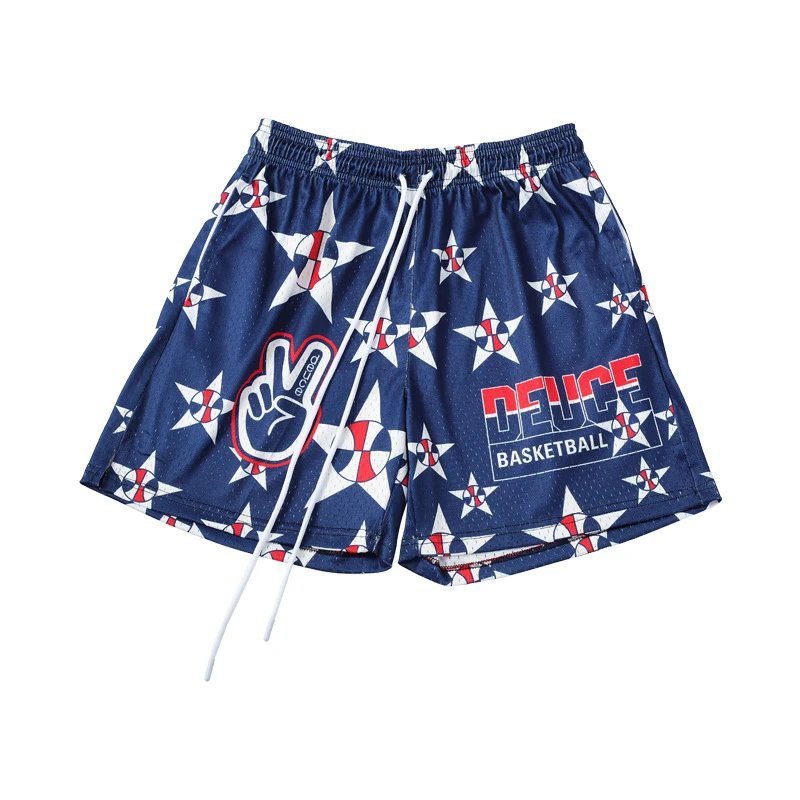 China Selected Basketball Style Deep Blue Shorts