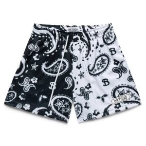 China Selected Cashew Flower Trend Brand Shorts