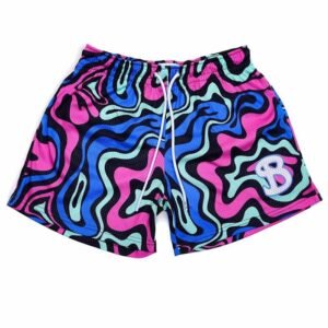 China Selected Abstract Style Colorful Shorts