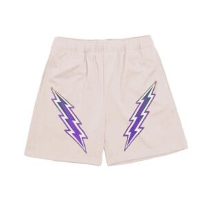China Selected Lightning Embroidery Shorts