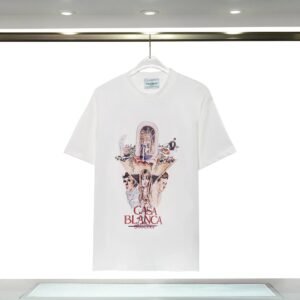 Casablanca Grand Prix Printed White T-shirt