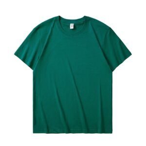 China Selected simple style green T-shirt