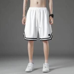 China Selected Sporty Style White Shorts