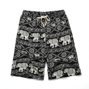 China Selected Elephant Print Shorts