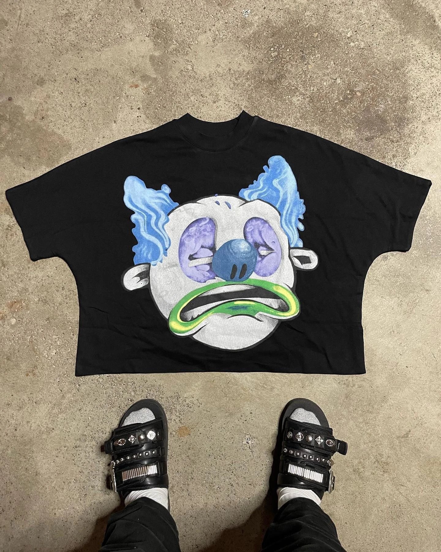 Billionaire Clown Style Black T-shirt