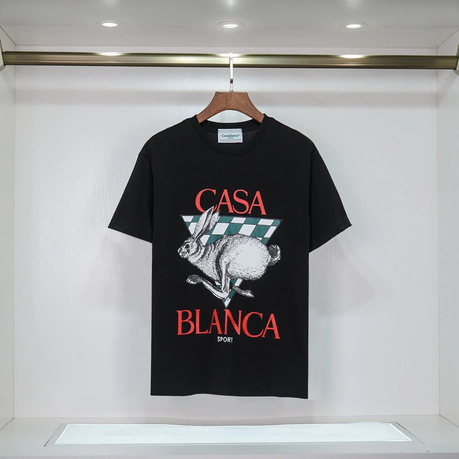 Casablanca sporty black T-shirt
