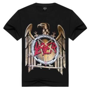 Slayer series dark style black T-shirt