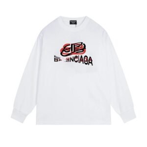 Balenciaga letter white sweatshirt