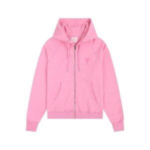 AMI Love Simple Style Pink Coat