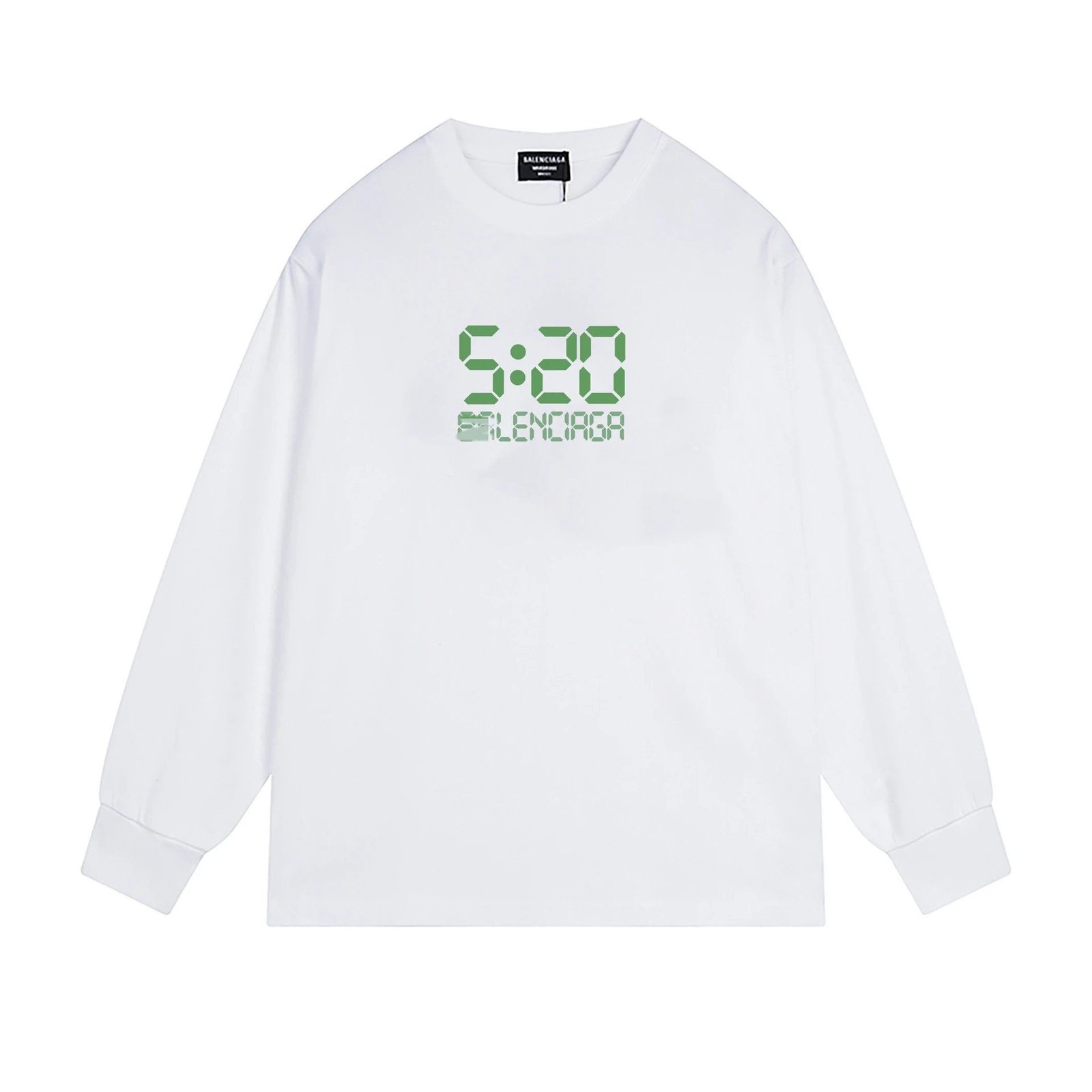 Balenciaga digital-style white T-shirt