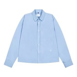 AMI minimalist style light blue shirt