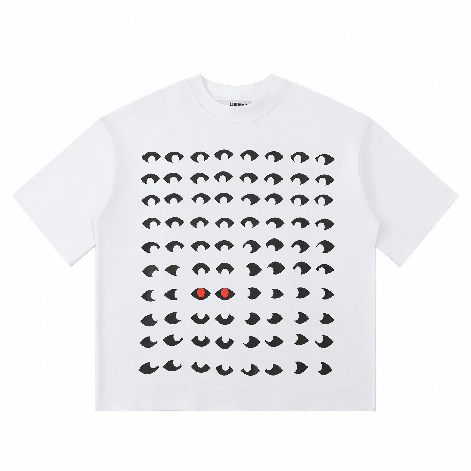 House of Errors Eye Print White T-shirt