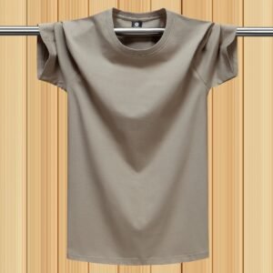 China Selected basic simple gray T-shirt