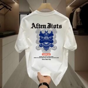 Aften Jiots National Tide Style White T-shirt