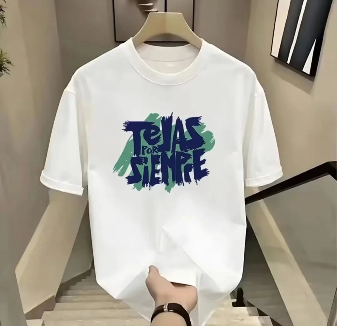 China Selected graffiti-style white T-shirts