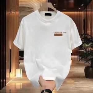 China Selected simple style white T-shirt