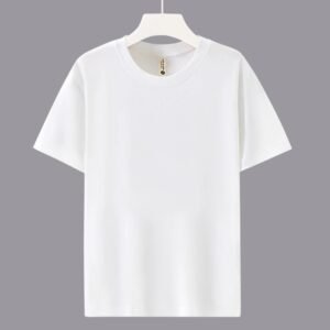 China Selected simple style white T-shirt