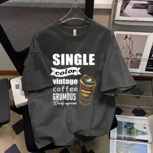 China Selected retro gray T-shirt