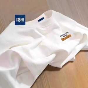 China Selected pure cotton white T-shirts