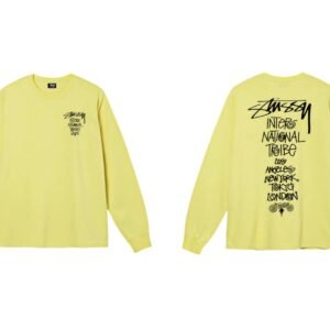Stussy International Tribal Style Yellow Long-sleeve