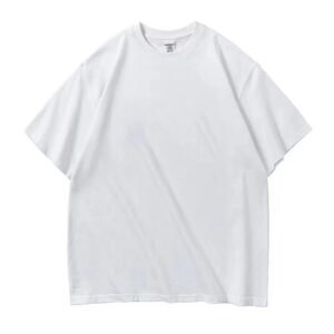 China Selected simple style white T-shirts