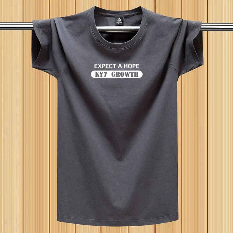 KY7 series street-style dark gray T-shirts