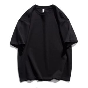 China Selected basic black T-shirts