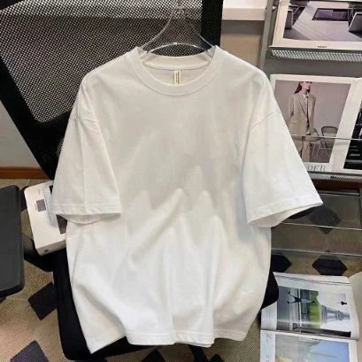 China Selected simple style white T-shirt