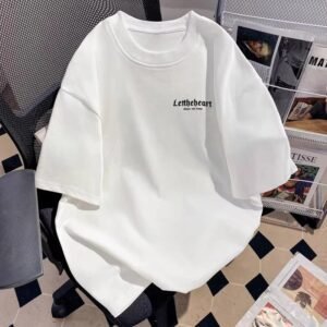 China Selected simple style white T-shirt