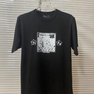 China Selected black and white printed short sleeves