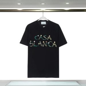 Casablanca Floral Style Black T-shirt