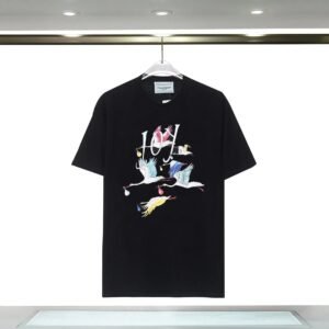Casablanca Crane Style Black T-shirt