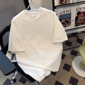 China Selected simple-style white T-shirts