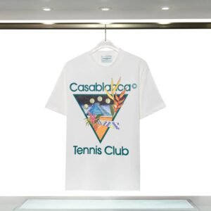 Casablanca Printed Casual White T-shirt