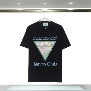 Casablanca Printed Trendy Black T-shirt