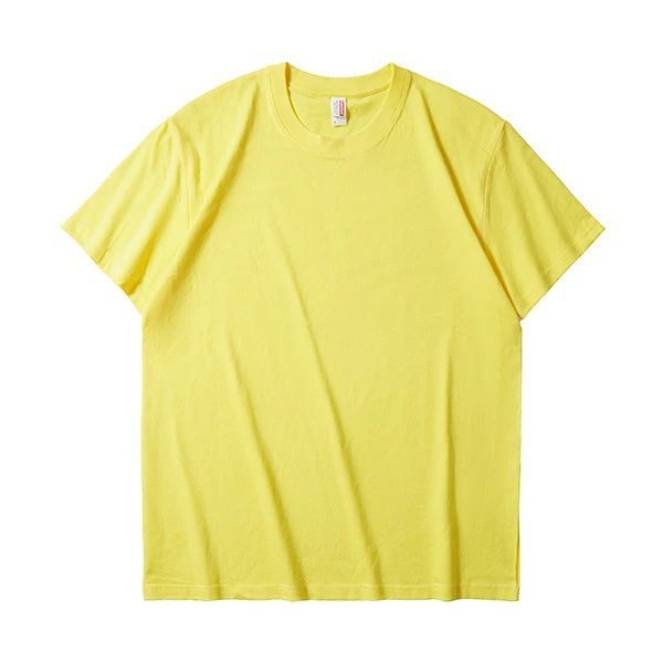 China Selected simple style yellow T-shirt