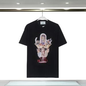 Casablanca Printed Trendy Black T-shirt