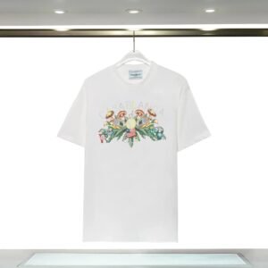 Casablanca Floral Print White T-shirt