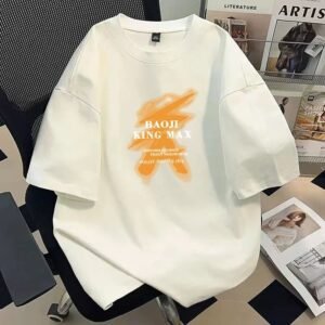 China Selected printed white T-shirt.