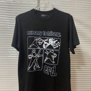 China Selected black-and-white minimalist style T-shirts