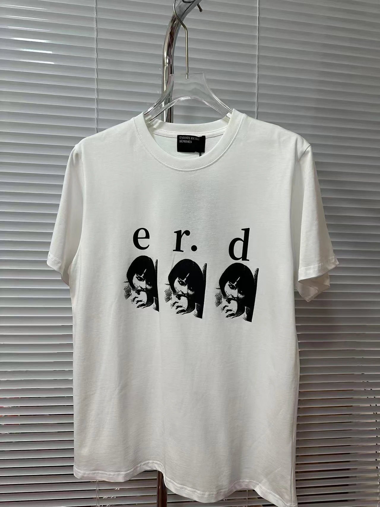 ERD Portrait Print White T-shirt