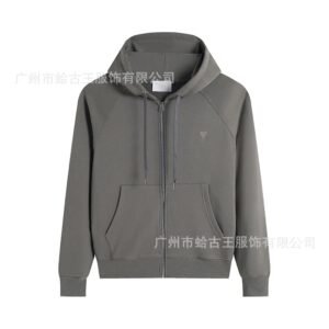 AMI minimalist style grey hoodie