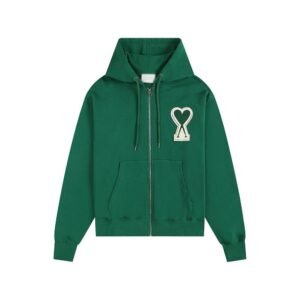 AMI Love Series Green Hoodie